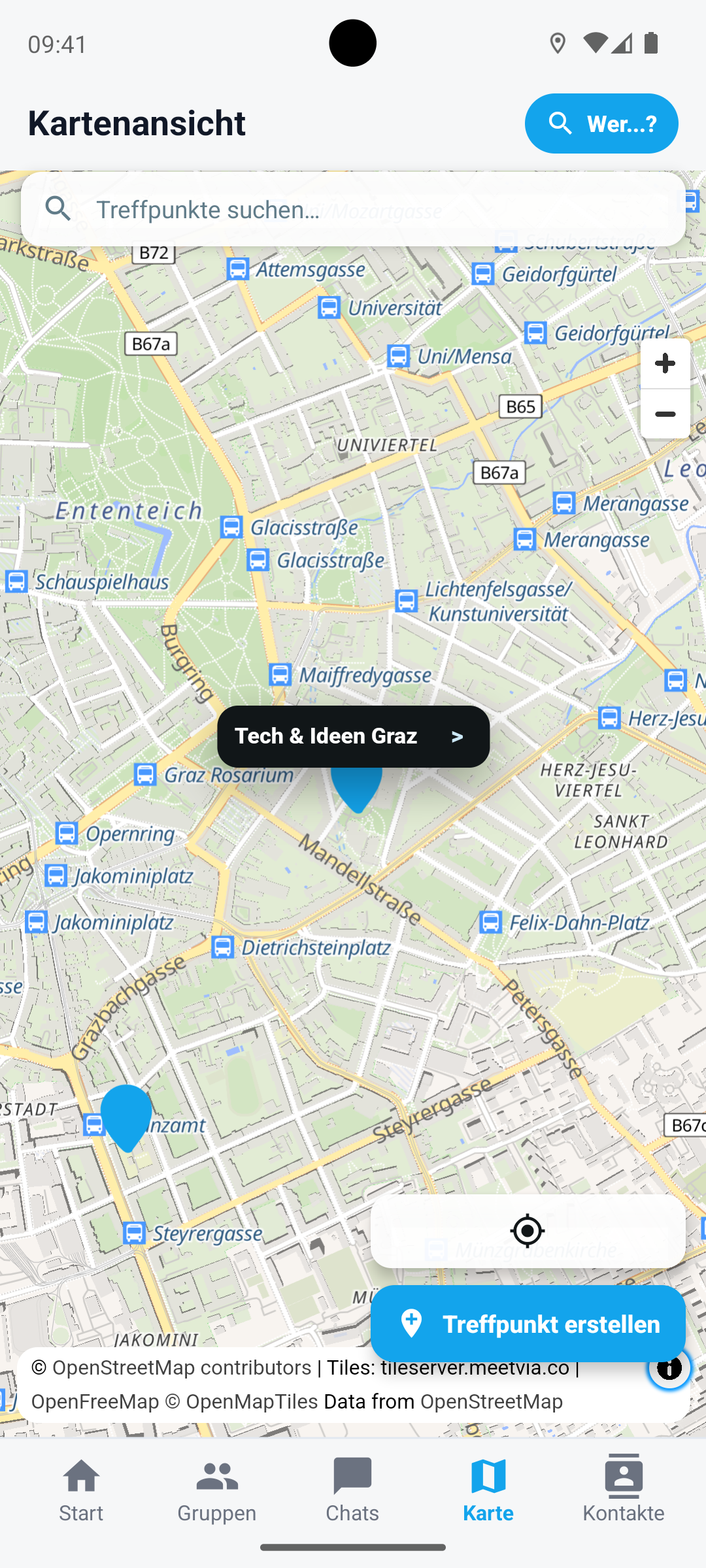 MeetVia Screenshot 5 - Meeting Points